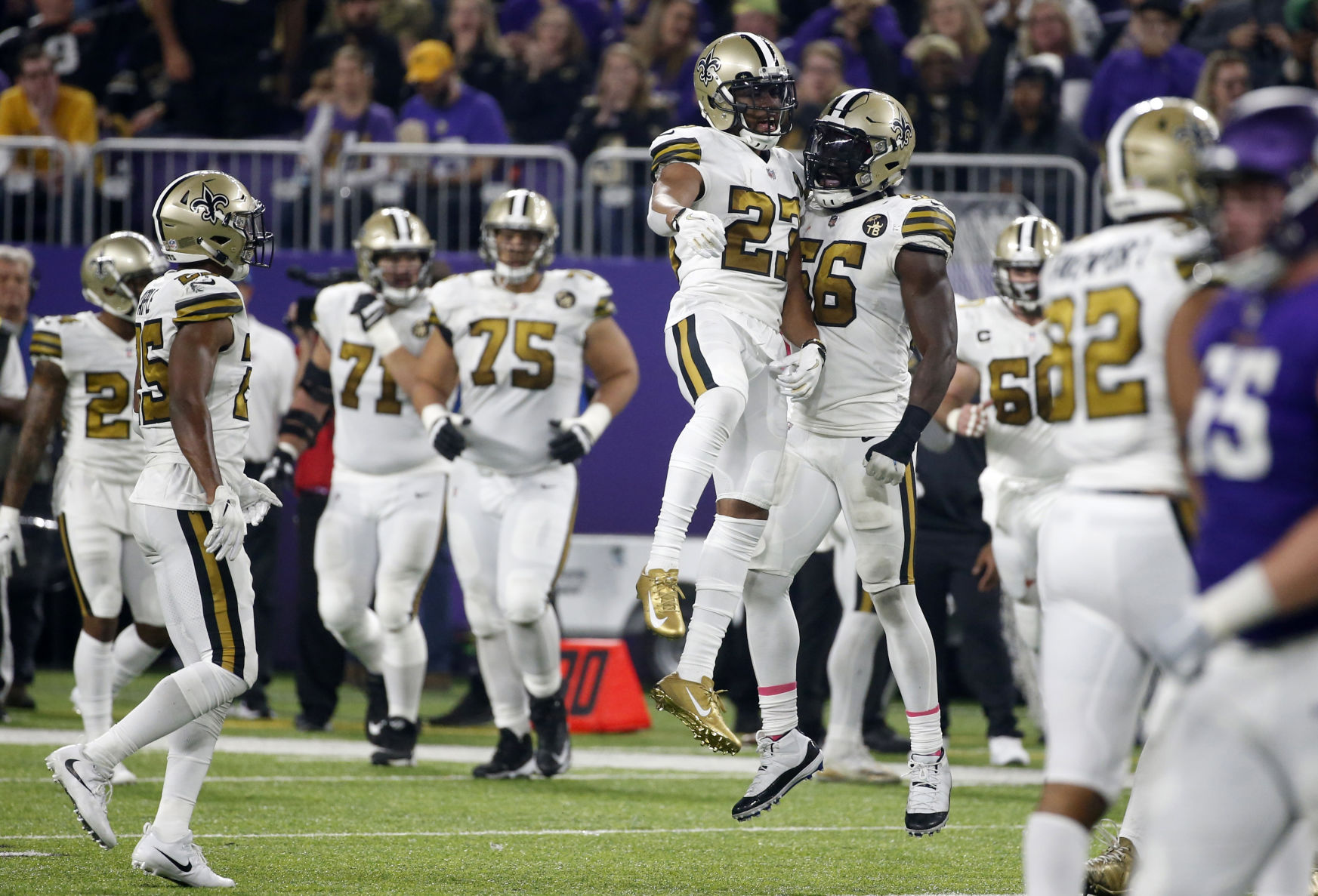 Saints Vikings Football